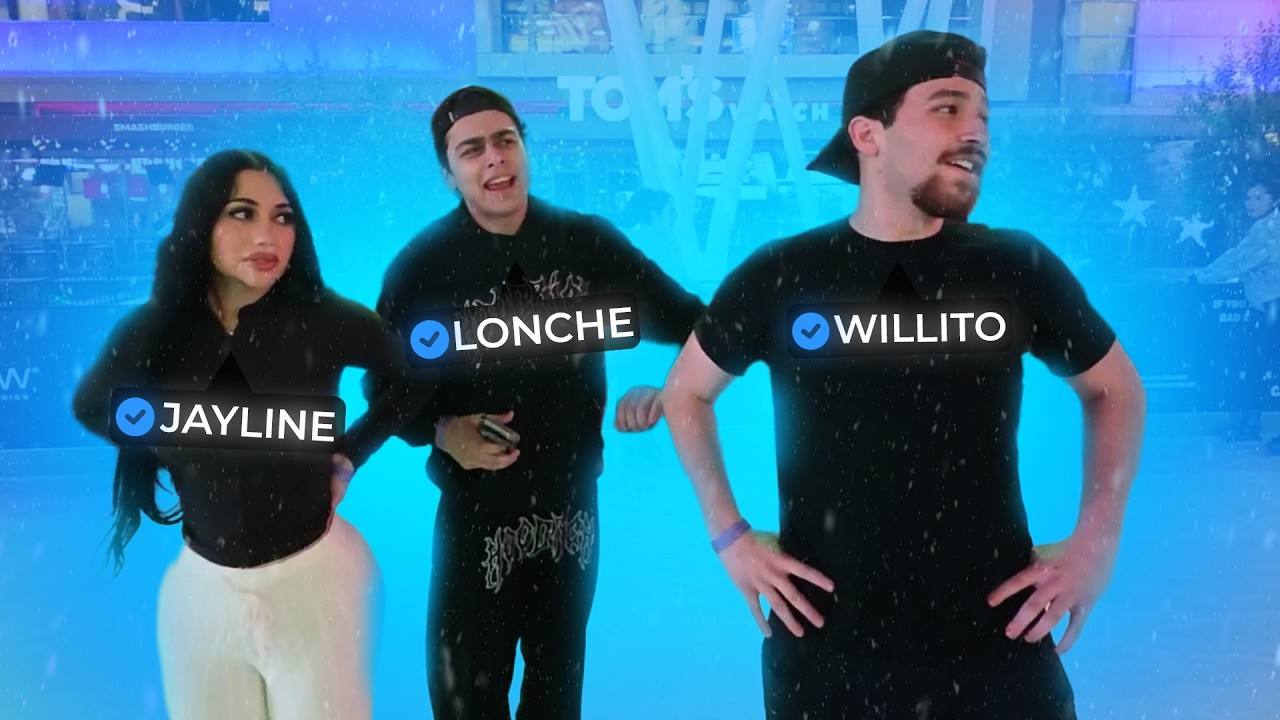 PATINAMOS en HIELO con JAILYNE y LONCHE ⛸️ | WILLITO