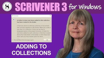 Scrivener 3 for Windows: Populating Collections