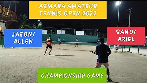 Jason/Allen VS Sano/Ariel | Asmara Amateur Tennis ...