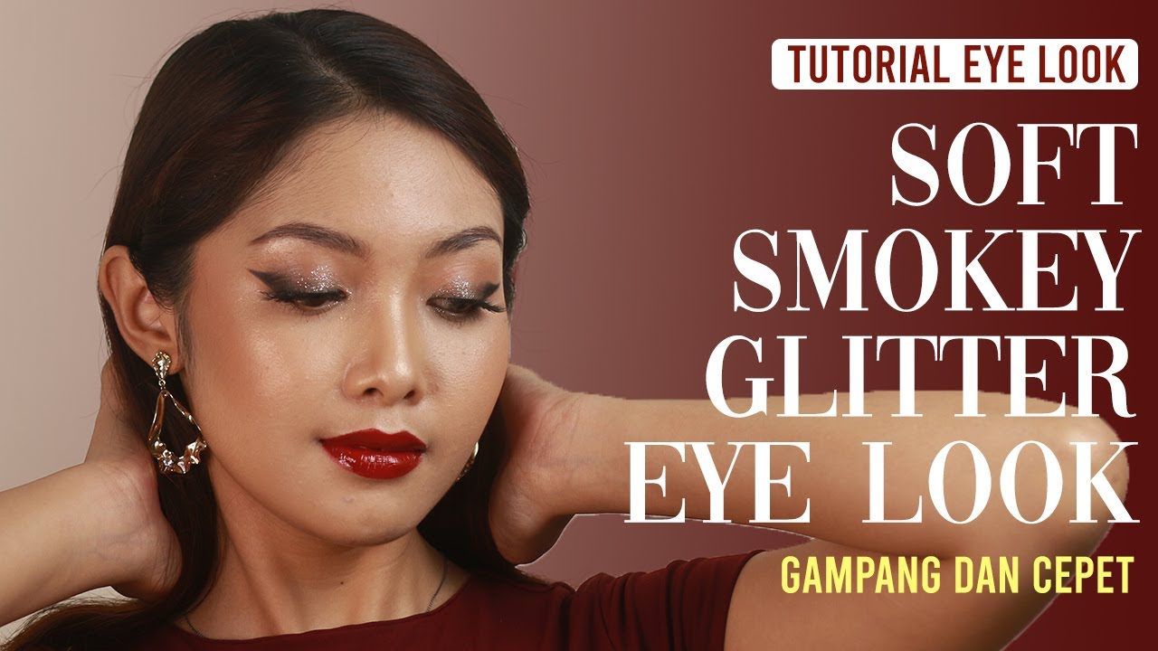 Soft Smokey Glitter Eye Look Special Occasion Makeup Tutorial YouTube