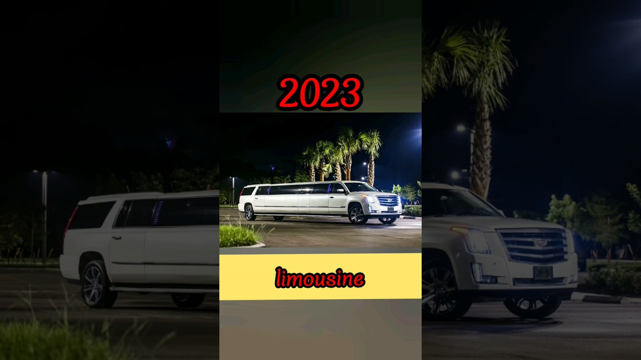 evolution of limousine in 1950 to 2023 😍