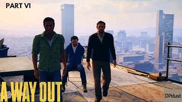 A Way Out – Construction Site & Gas Station (Part 6) | No Commentary Co-op Gameplay [1080p]