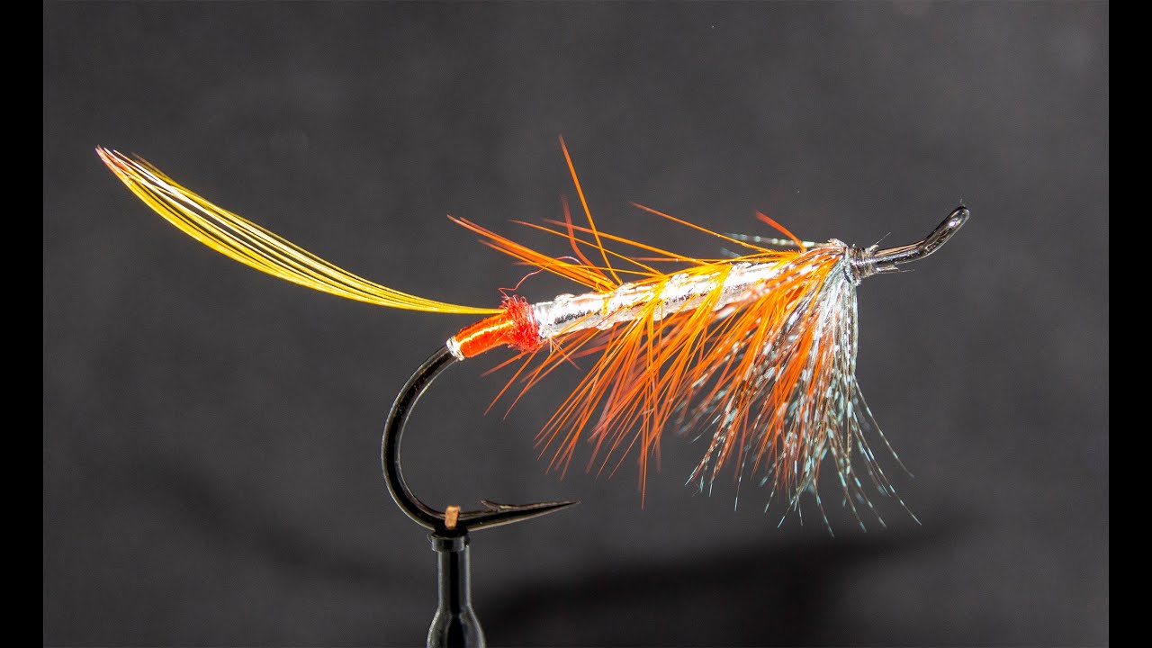 Fly Tying - Tying the Orange Doctor salmon fly with Jonas Andersson part 1:2