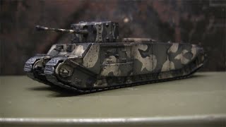1/72nd scale Tog 2 British Super heavy tank model