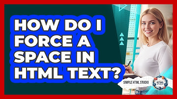 How Do I Force A Space In HTML Text?