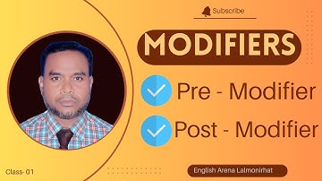 Hsc Modifier | Pre Modifier & Post Modifier | HSC | SSC | University Admission Test | BCS | Class-01