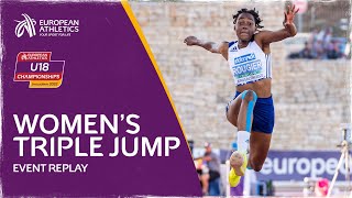 Women's Triple Jump Final | Event Replay | European Athletics U18 Championships