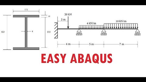 Easy Abaqus #6 - Beam element 3