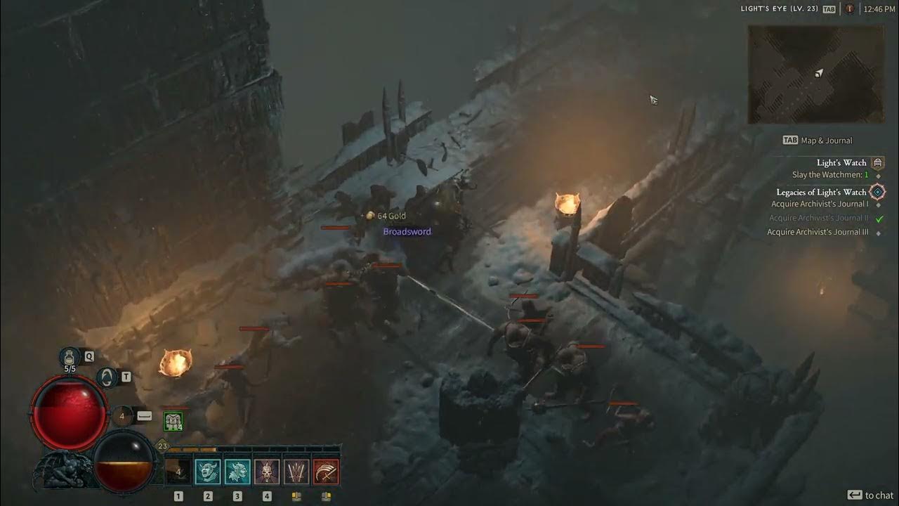 Legacies of Light's Watch, Diablo 4 Quest YouTube