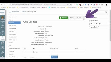 Canvas Quiz Audit Log