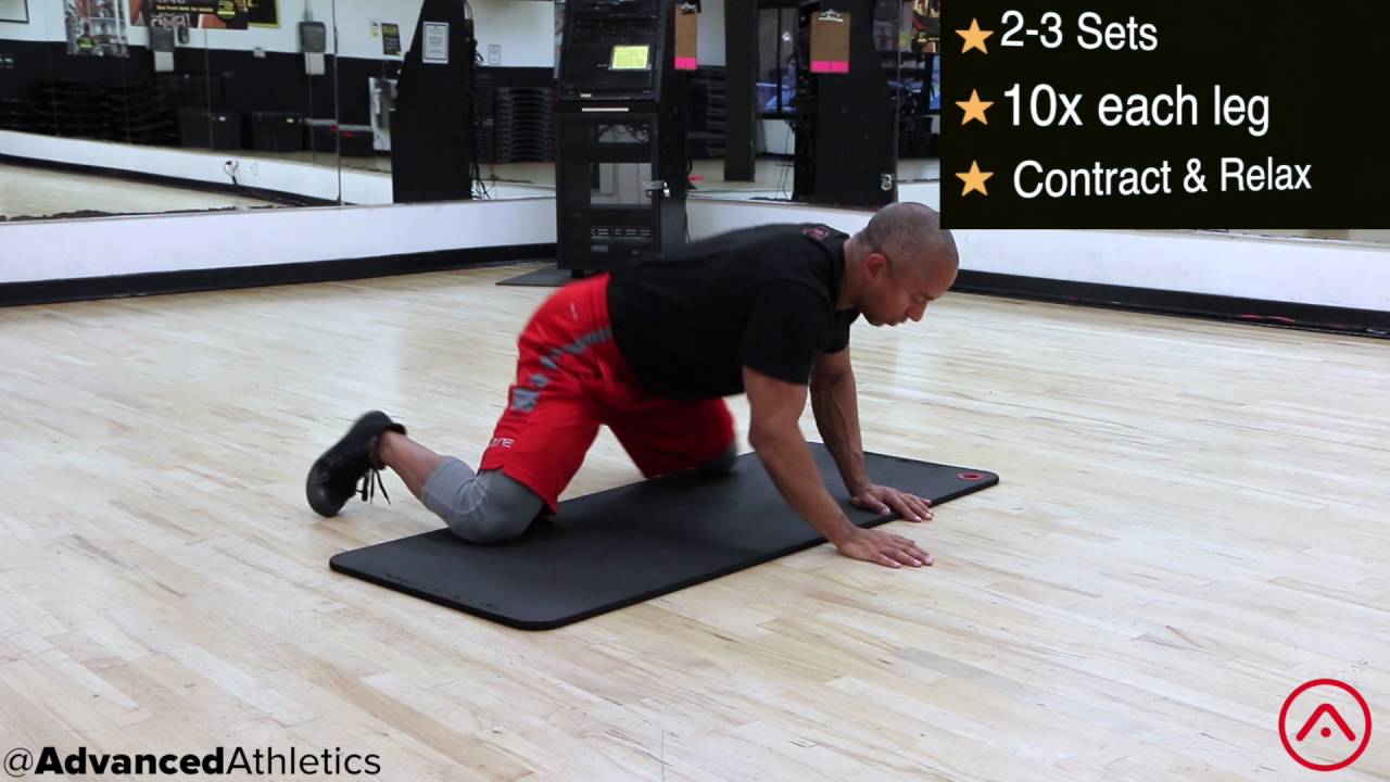 Straddle Adductor Stretch - YouTube