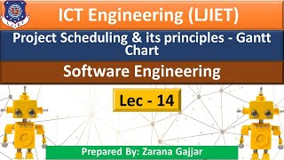 Lec_14_Project Scheduling & its principles - Gantt Chart | Software Engineering | ICT Engineering
