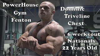 How To Train Chest With Massive 22 Year Old Bodybuilder Dominic Triveline