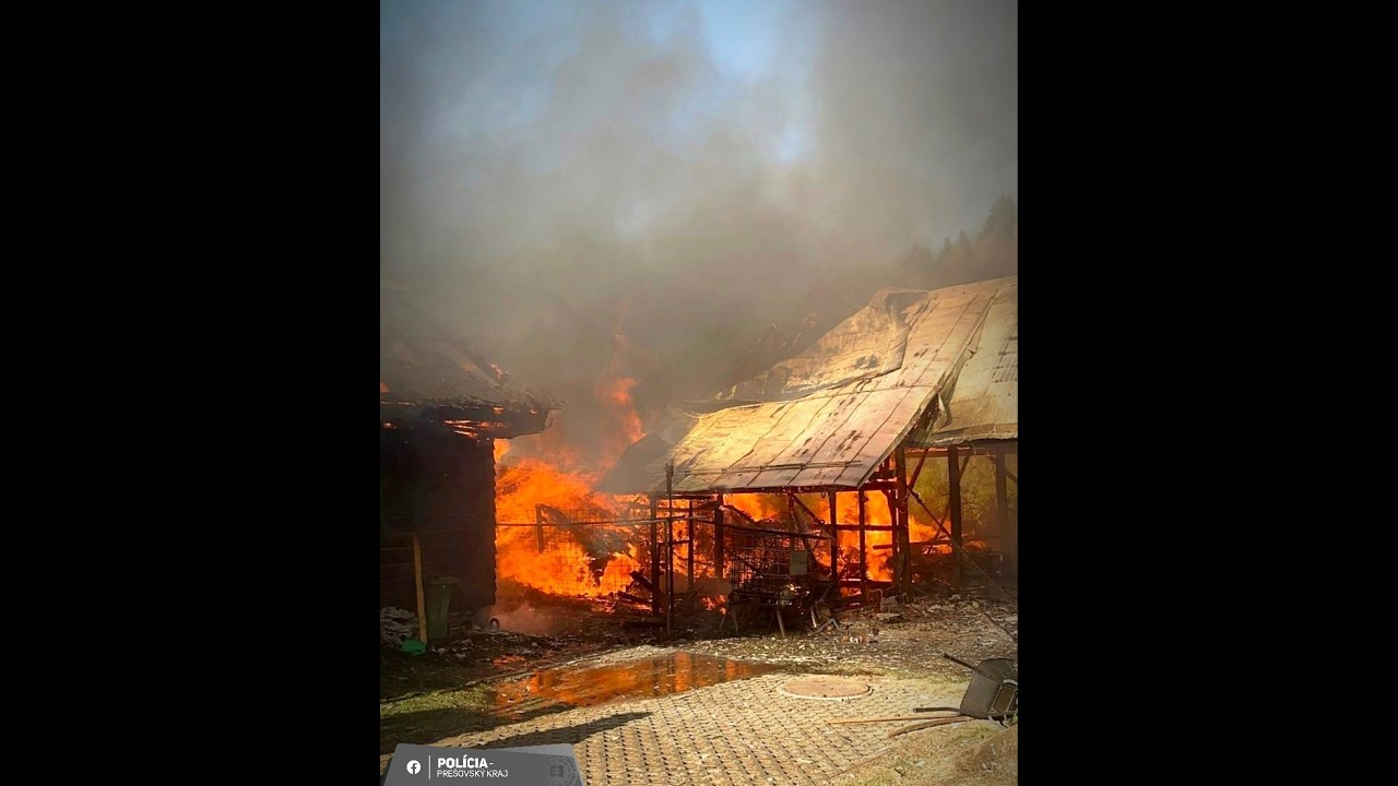VIDEO Obrovský požiar v Kolačkove: Evakuovať museli 25 ľudí!