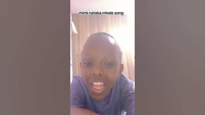 #mimi nataka mkale #