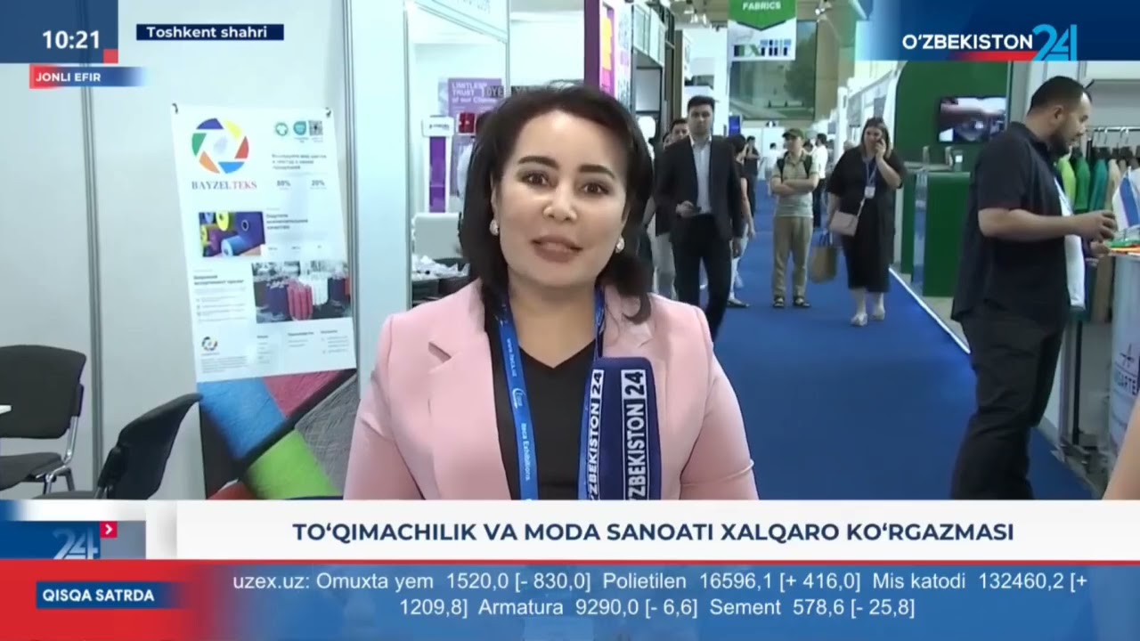 24-Xalqaro "To'qimachilik va tikuvchilik sanoati - TextileExpo Uzbekistan Bahor 2025" ko'rgazmasi