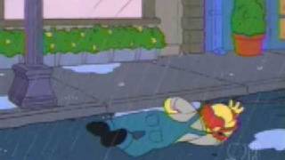 The Simpsons - Willie Singing In The Rain Funny
