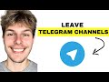 How to Leave Multiple Telegram Channels Fast (2026) - Bulk Delete Tutorial