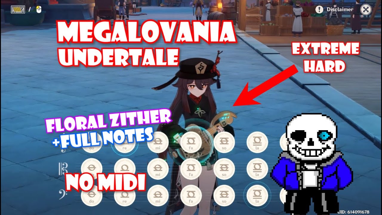 MEGALOVANIA  Floral Zither Cover 