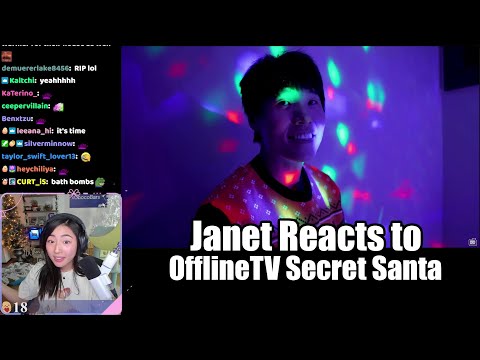 [Janet Reacts] OfflineTV Secret Santa 2022! 🎅🎁