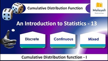 Distribution Function (CDF) in Malayalam | An Introduction to Statistics - 13 |