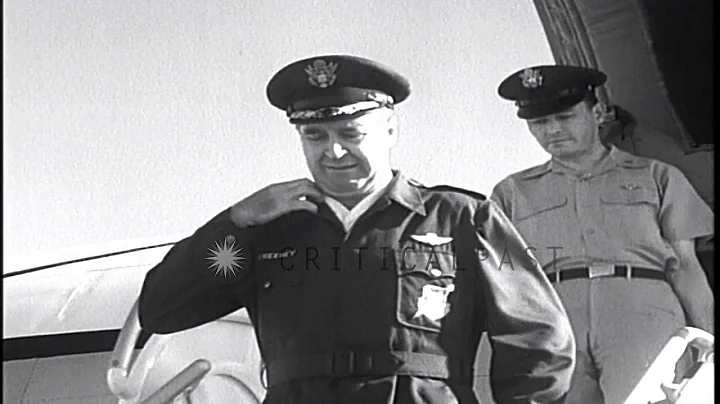 General Walter C Sweeney arrives at Homstead HD St...