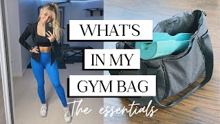 WHAT'S IN MY GYM BAG // My personal musthaves and essentials!
