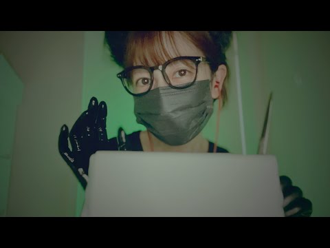 [ASMR] ヘアカット ✂🤓 / はさみ、ゴム手袋、ヘアカーラー / HAIR SALON