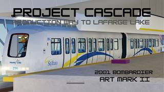 [Update!] Roblox ART SkyTrain - Project Cascade | Production Way to Lafarge Lake Douglas Station