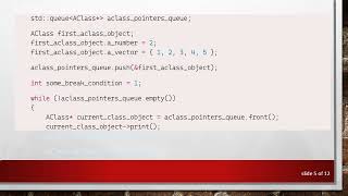 Understanding Why Your Vector Member Is Losing Data in C+ +  Queue Management