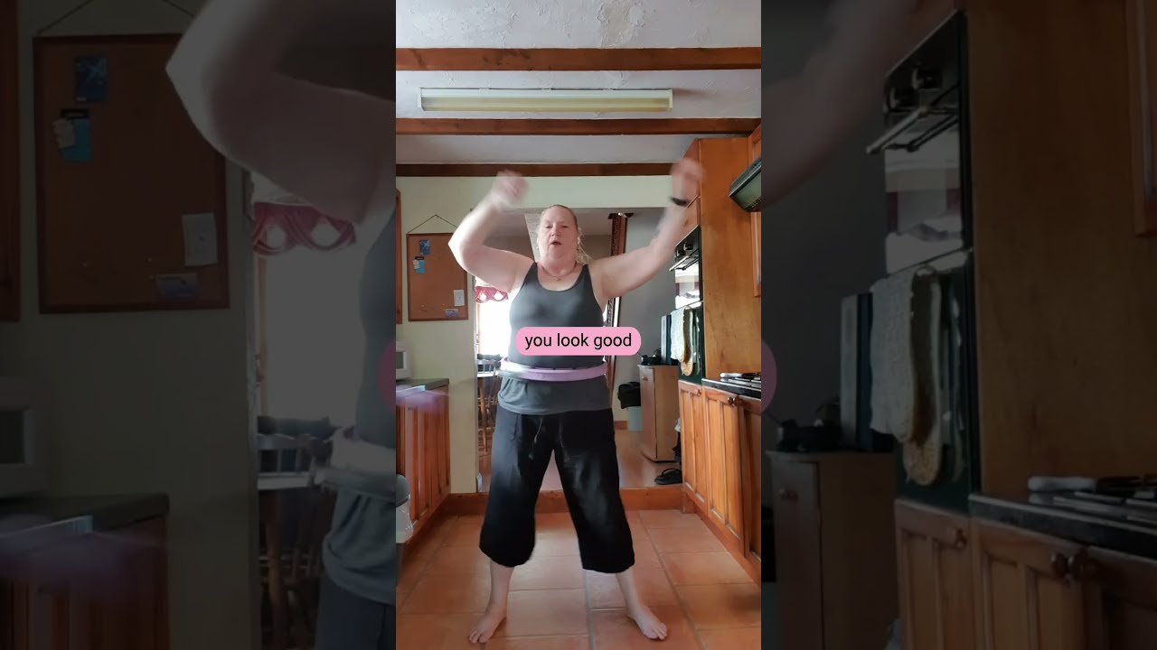 Day 54I Caught My Reflectionwhile Hooping And Actually Thought 