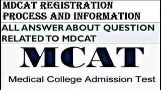 MDCAT Registration Process :: Problems & Mistakes in Registration :: Test Dates, Fee, Helpline