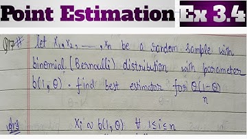 Q17. Let X₁,X₂,.,Xₙ Be Sample From Binomial(Bernoulli)With b(1,θ) | Find Best Estimator For θ(1-θ)/n