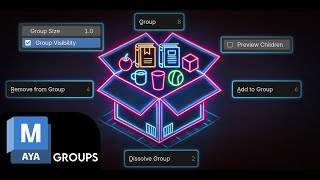 Maya Groups  - Industry Standard Grouping For Blender (Blender Addon)