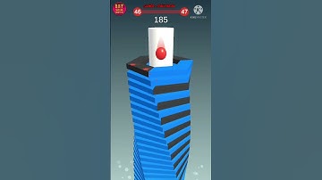 STACK BALL CRASH || Level 43 To 47 || Platforms Game 2021 || #shorts #Game