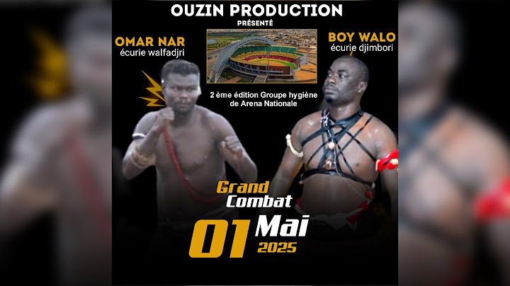 Direct Arene nationale Grand Combat Boy Wallo vs Omar Nar