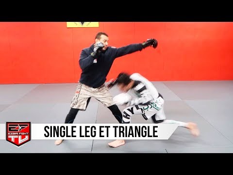 MMA - Défense SINGLE LEG et TRIANGLE à la volée