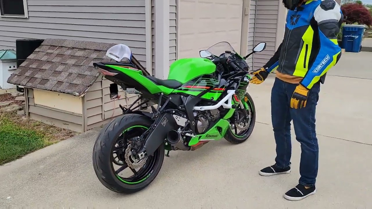 2023 ZX6R с трубой М4!!!