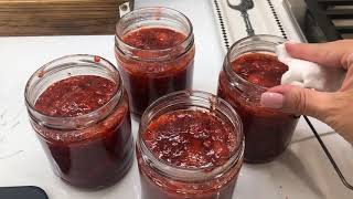 Homemade Strawberry Preserves ~ Aunt Susie