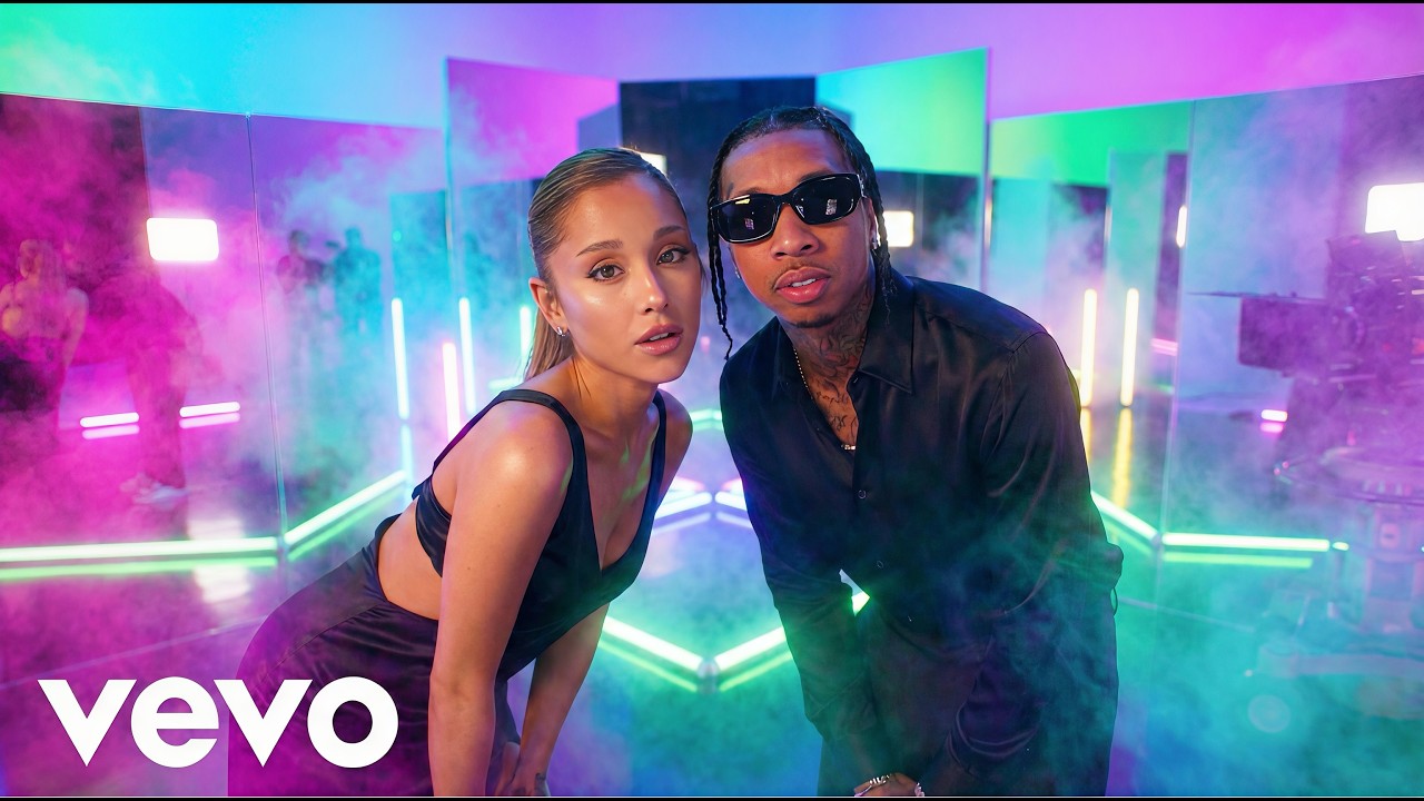Ariana Grande, Tyga - Neon Silk (ft. Travis Scott, Chris Brown) | (Official Lyrics Video) 2026