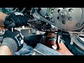Vespa Gts 300 hpe "British Classic" Teil 5 - Ölwanne schwarz Einbau