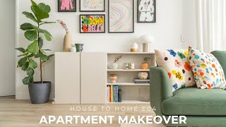 Apartment Makeover  Cozy Living Room With Bold & Colorful Moments  House To Home E04