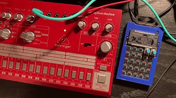 Syncing a Behringer RD-6 to a Pocket Operator
