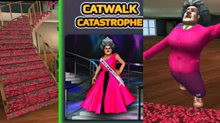 Scary Teacher 3d|| miss Catwalk Catastrophe|| Game player|| LITTLE RISERS 👍🤳👎🔔