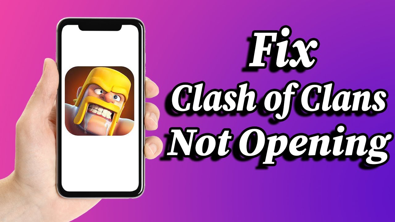 how to fix coc not opening 2022 | clash of clans not opening | clash of clans black screen problem