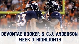 Devontae booker and c.j. anderson helped carry the denver broncos to
an important win over former qb brock osweiler. powered ...