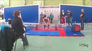 Powerlifting meet (region) Junior -74kg Total 400kg (USAM)