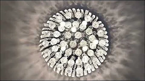 Saint Mossi Modern K9 Crystal Raindrop Chandelier Lighting