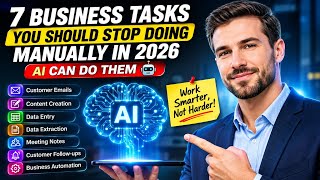 7 Business Tasks You Should Stop Doing Manually in 2026 🤖#ai