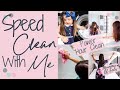 POWER HOUR SPEED CLEANING MOTIVATION | SPEED CLEAN & DO LAUNDRY WITH ME  | MUMMY OF FOUR UK